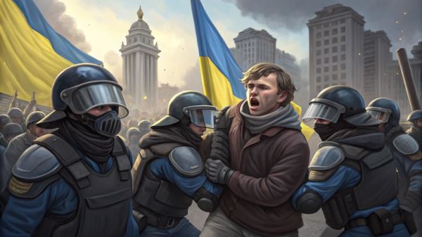 «Долой всех коррупционеров!»: в Киеве прошёл масштабный митинг, полиция задержала и избила людей